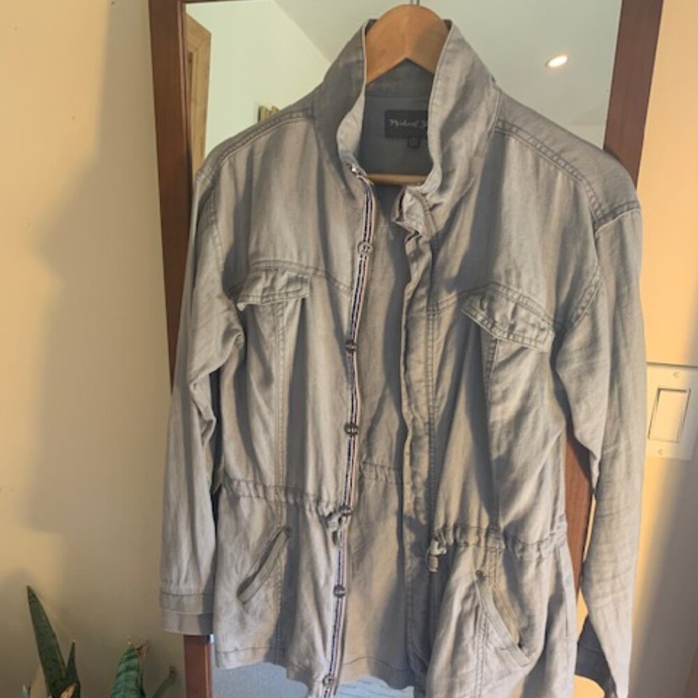 Michael Stars Gray Linen Jacket